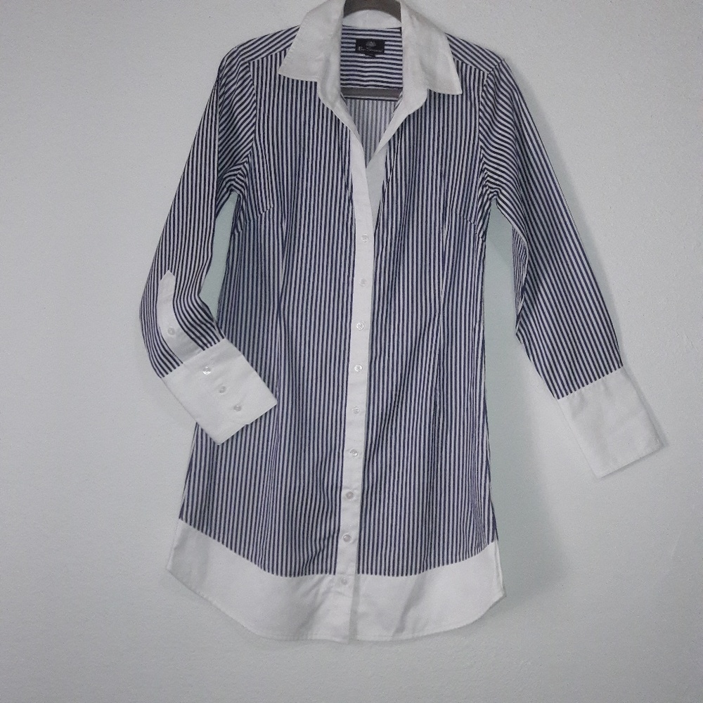 Ben Sherman Long Sleeve Button Down Dress Size L
